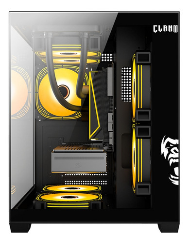 Gabinete Gamer Aquário, Tower Micro-atx/itx, Vidro Temperado