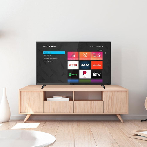 Imagem 8 de 8 de Smart Tv Aoc 32s6500s Roku Led 32 Polegadas Hd 3 Hdmi