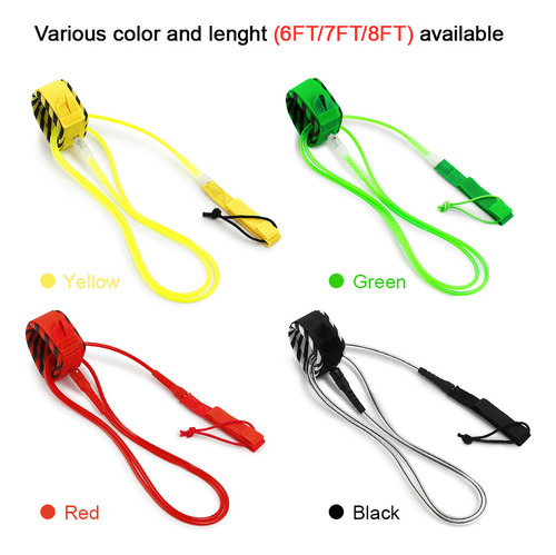 Cuerda De Surf Surf Leash, Tabla De Surf, Tabla De Remo, 6 P
