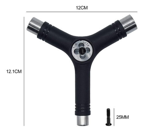 Herramienta Todo En Uno Para Patines Con Llave Allen, Kit De