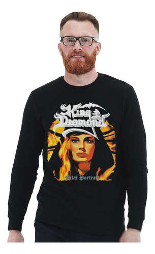 Polera Ml King Diamond Fatal Portrait Metal Impresión Direct