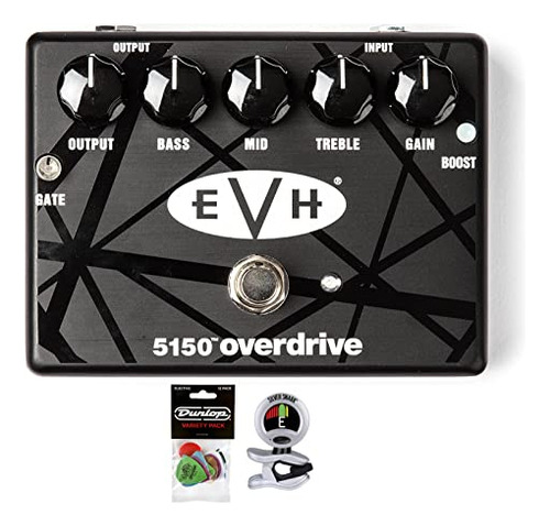 Paquete De Pedales Overdrive Briskdrop Mxr Evh5150 Con Dunlo