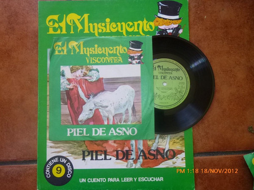 Vinilo Single Del Cuento Piel De Asno Más Libro (832