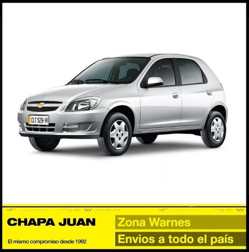 Optica Chevrolet Celta 2011 2012 2013 2014 2015 2016 Cromado