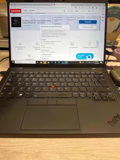 Laptop Lenovo Thinkpad X1 Carbon Negra 14 , Intel Core I7 1