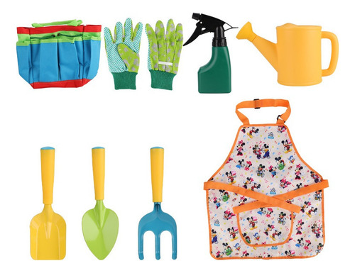 Z Conjunto De 8 Peças De Ferramentas De Jardinagem Infantil