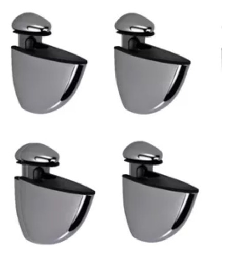 Soporte Pelícano Ajustable Niquelado Mediano 15kg (4pz)