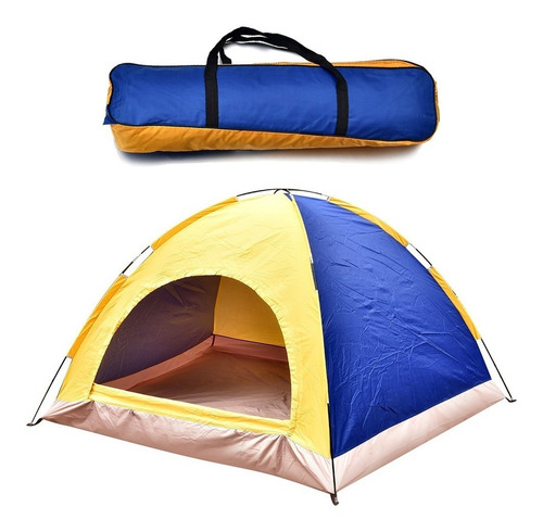 Imagen 1 de 8 de Carpa Tienda Camping Plegable Portátil Impermeable - Mweb