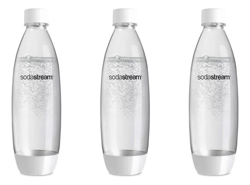 Imagen 3 de 10 de Botellas Sodastream Pack De 3 1lt Gasificadora