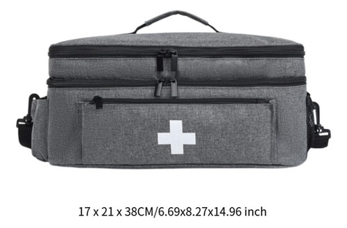 Bolsa De Primeros Auxilios Bolsa De Almacenamiento Gris