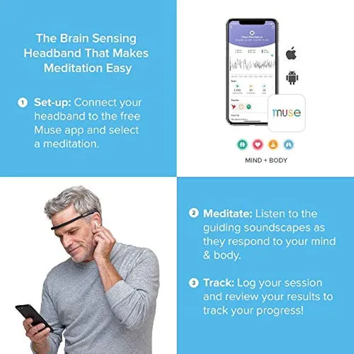 Muse 2: La Diadema Con Sensor Cerebral - Dispositivo De Auri