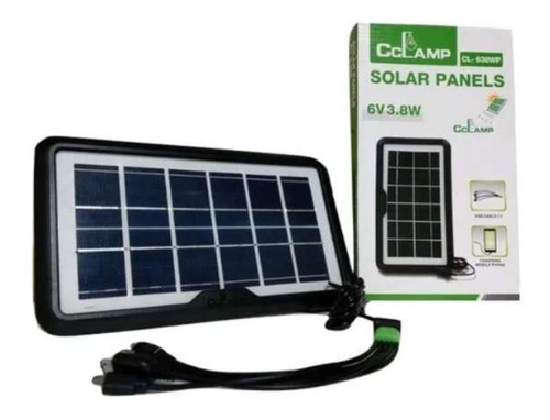 Cargador Panel Solar 8w 6v Multi Usb 5 En 1