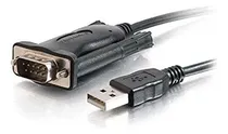 Comprar C2g 26887 Usb To Db9 Male Serial Rs232 Adapter Cable, Black 