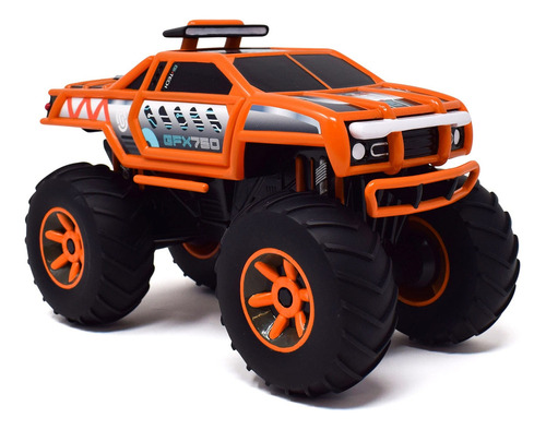 Monster Truck  Luces Y Sonidos Vehículo Naranja Motori...