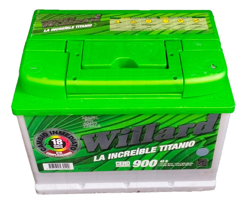 Bateria Willard Titanio 42d-900