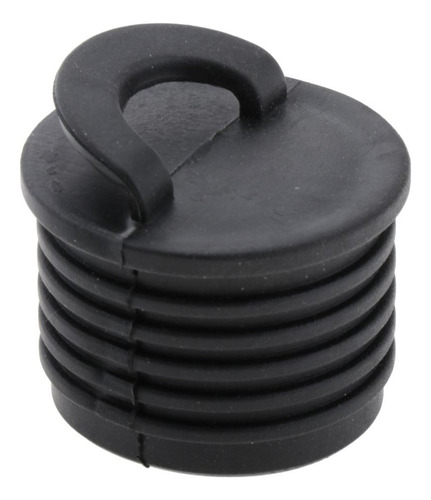 De 2 Tapones Negros Para Orificios De Drenaje Para Kayak