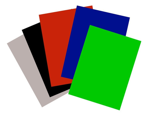 Imagen 1 de 3 de Tapa Pvc Para Encuadernar A4 - Varios Colores - Pack X 50
