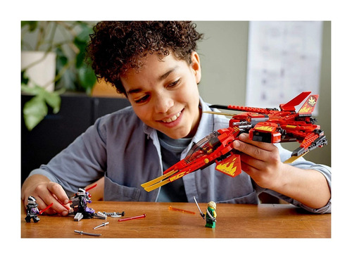 Imagen 6 de 6 de Bloques para armar Lego Ninjago Kai fighter 513 piezas en caja