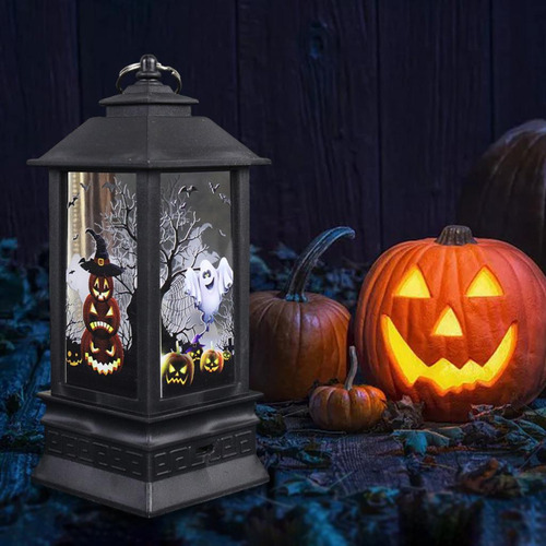 Linterna De Halloween Lámpara Led De Pie Libre Linterna De