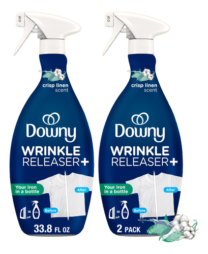Spray Antirrugas Downy All In One, Pacote De 1 Litro Com 2