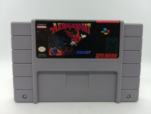 Jogo Aero The Acro Bat Super Nintendo Game Snes Cartucho (Usado)