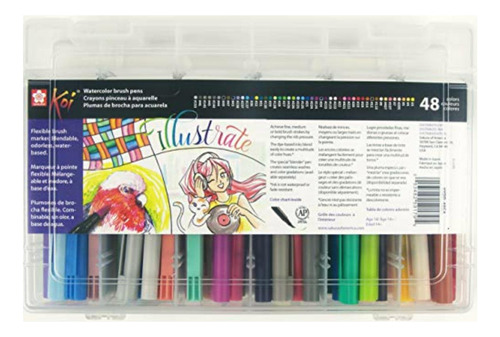 Sakura Xbr-blend Juego De 2 Brochas Mezcladoras Sin Color,