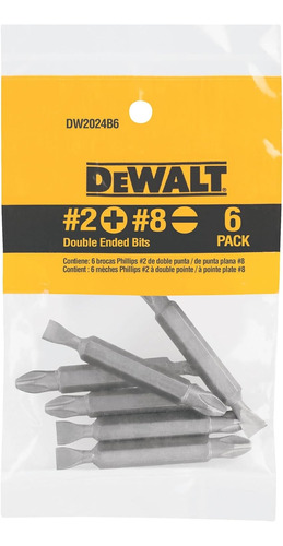 Dewalt - Juego De Destornilladores Phillips  2 Unidades  8 B