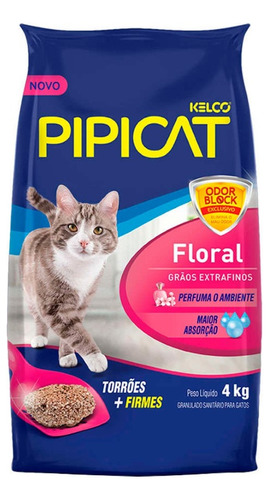 Areia Pipicat Floral 4 Kg - Kelco