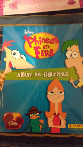 Antiguo Album Figuritas Phineas Y Ferb  Vacio