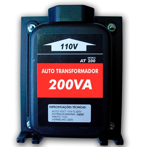 Transformador Inversor Conversor De Voltagem 200va 110v 220v