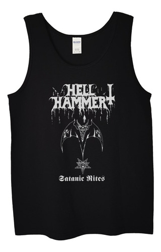 Polera Musculosa Hellhammer Satanic Rites Metal Abominatron