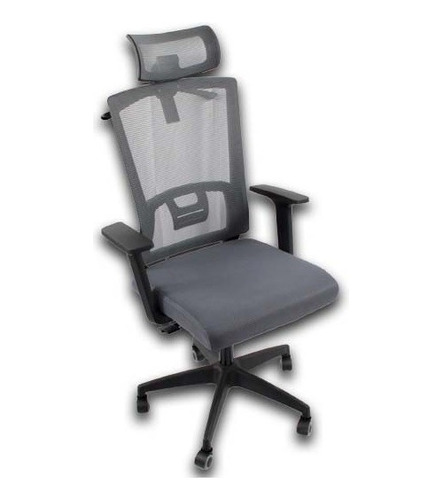 Silla Gerencial Modamob Modelo Kioto Color Gris/negro