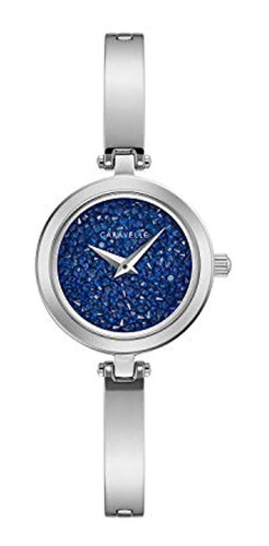 Reloj Caravelle Modern Quartz Para Dama, Brazalete De Acero