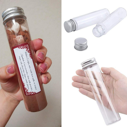 Tubo De Ensayo De Plástico De 75 Piezas De 110 Ml, Tubos De