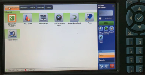 Exfo Ftb-860g Netblazer Gigabit Rfc2544 1gbs Ethernet Y.1564 (Usado)