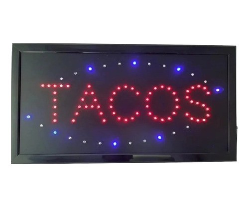 Anuncio Luminoso Led Tacos, Radox, Modelo 246-422