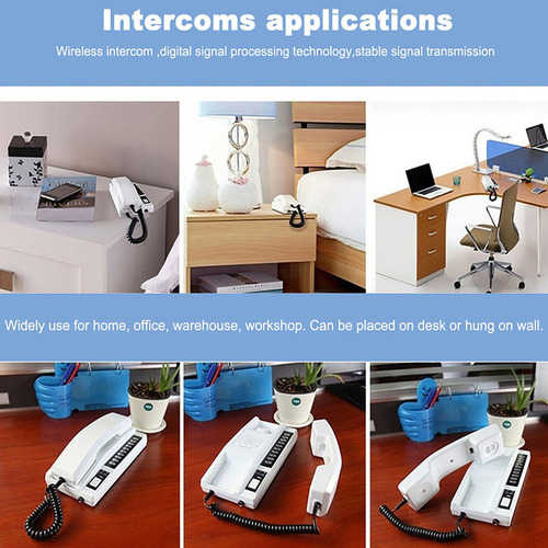 Sistema De Intercomunicación Inalámbrico 433mhz Walkie Talk
