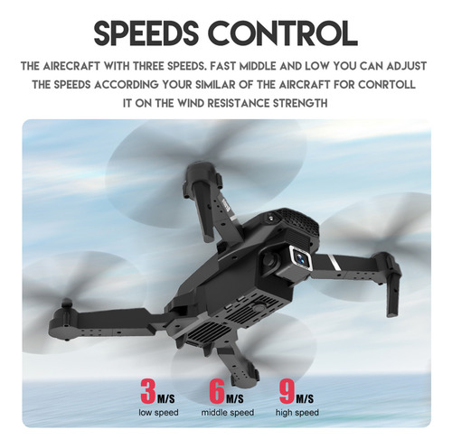 Drone E525 Wifi Fpv Para Cámara De Alta Definición