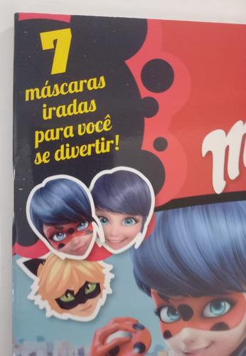 Miraculus Livro Das Máscaras 7 Máscaras Ladybug E Sua Turma