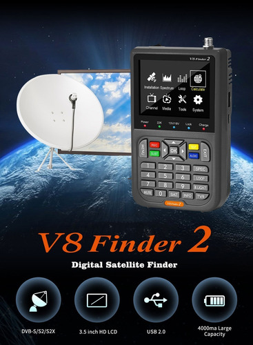 Medidor Buscador De Señal Satelital Dvb-s2x