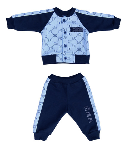 Conjunto Buzo 2 Piezas Franela Dbb Para Niño 