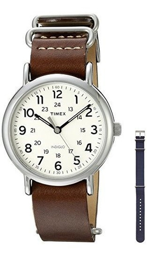 Reloj Timex Weekender Con 2 Correas Intercambiables.