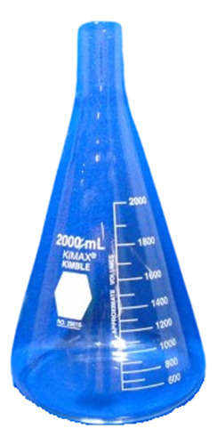 Matraz De Cultivo Cuello Largo Graduado 2000 Ml Kimax 25615