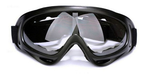 Óculos Goggles Com Lente De Policarbonato Airsoft Cor Transparente