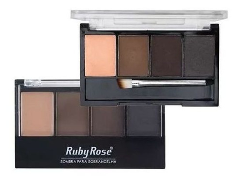 Trio De Sombra De Sobrancelha Ruby Rose Hb-9354 + Pincel