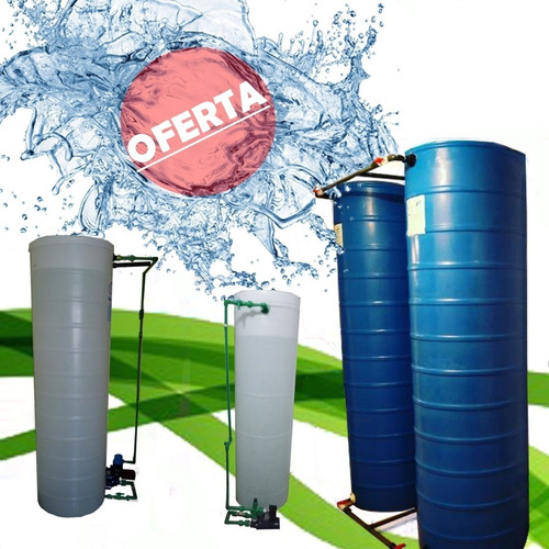 Tanque Cilindrico Agua 520 Litros Decoglass Con Delivery