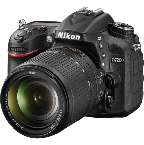 Nikon D7200 ニコン Câmera Dslr Nikon D7200 Com Lente 18-140 Mm Preto | Parcelamento
