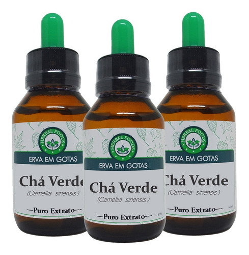 3 Extratos De Chá Verde 60ml