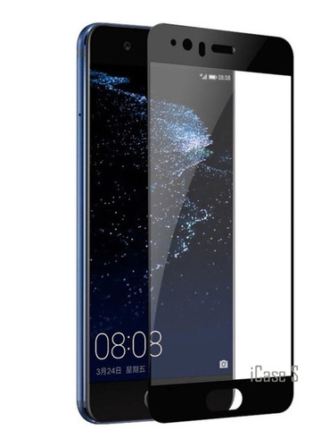 Imagen 1 de 2 de Protector Vidrio Borde Negro Compatible Con Huawei P10 
