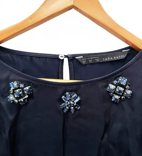 Blusa raso zara sale